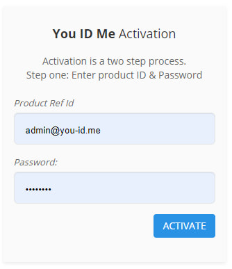 Activate your emergency ID product