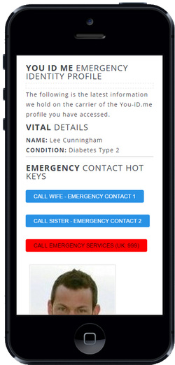 ID plus by You ID Me is a powerful way to present your emergency Identity profile