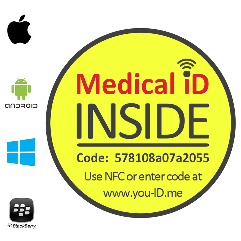 Medical Identity Clothing is Smartphone Friendly. The system works with iPhone, Android, Windows and Blackberry operating systems.