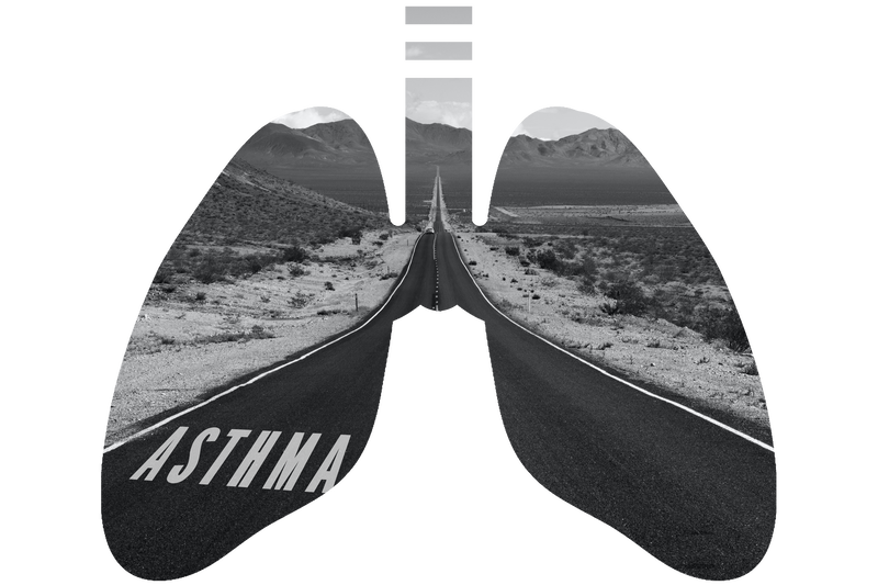 Asthma long road design by You ID Me. Asthma unique t shirt designs