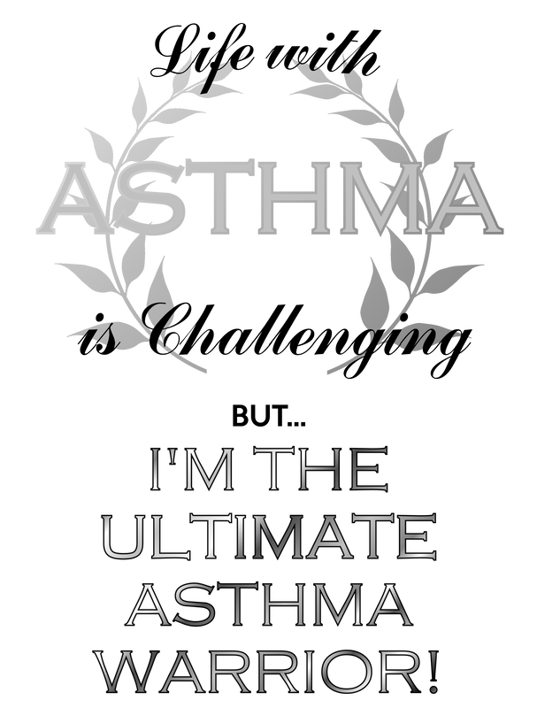 Life with asthma is challenging. mens womens teenagers gifts