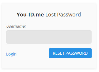 lost password box