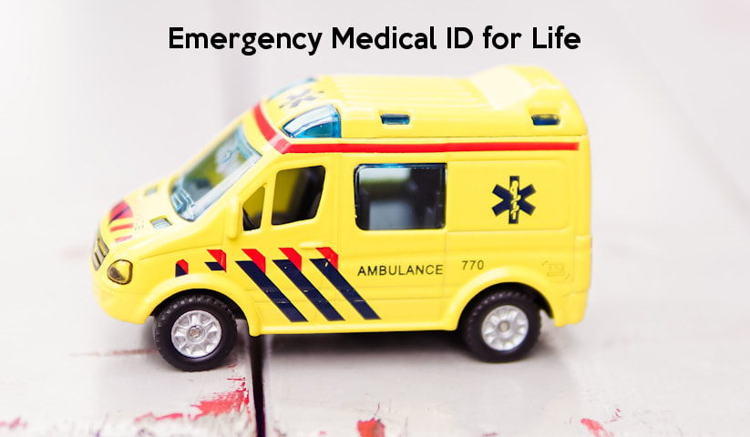 Emergency medical ID products for life. Medical Bracelets. Medical ID necklaces. Medical Cards.