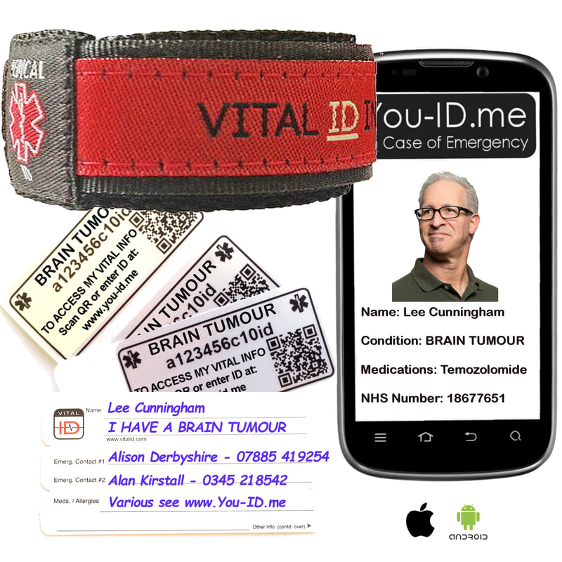 Brain Tumour Medical ID Bracelet