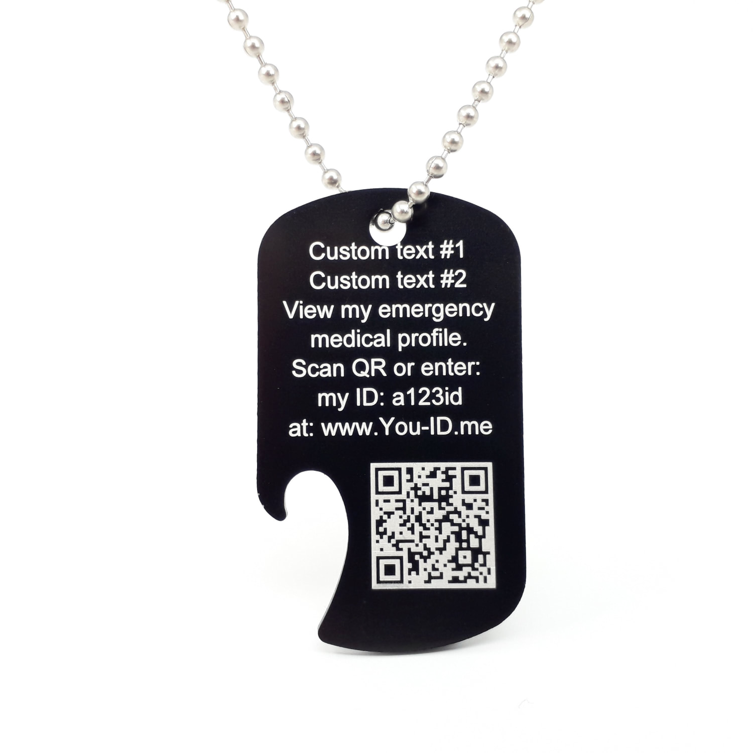 Medical Alert Necklace With Qr Code Custom Id Jewelry-Personalized-Nut  Allergy-Type 1 Diabetes-14Kgoldfilled-Rose-Silver-Cg539N - Yahoo Shopping